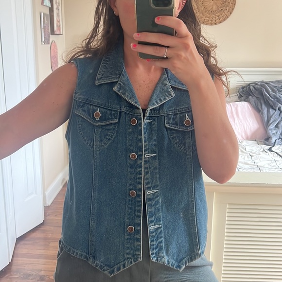 VINTAGE SONOMA JEAN VEST - Picture 6 of 6